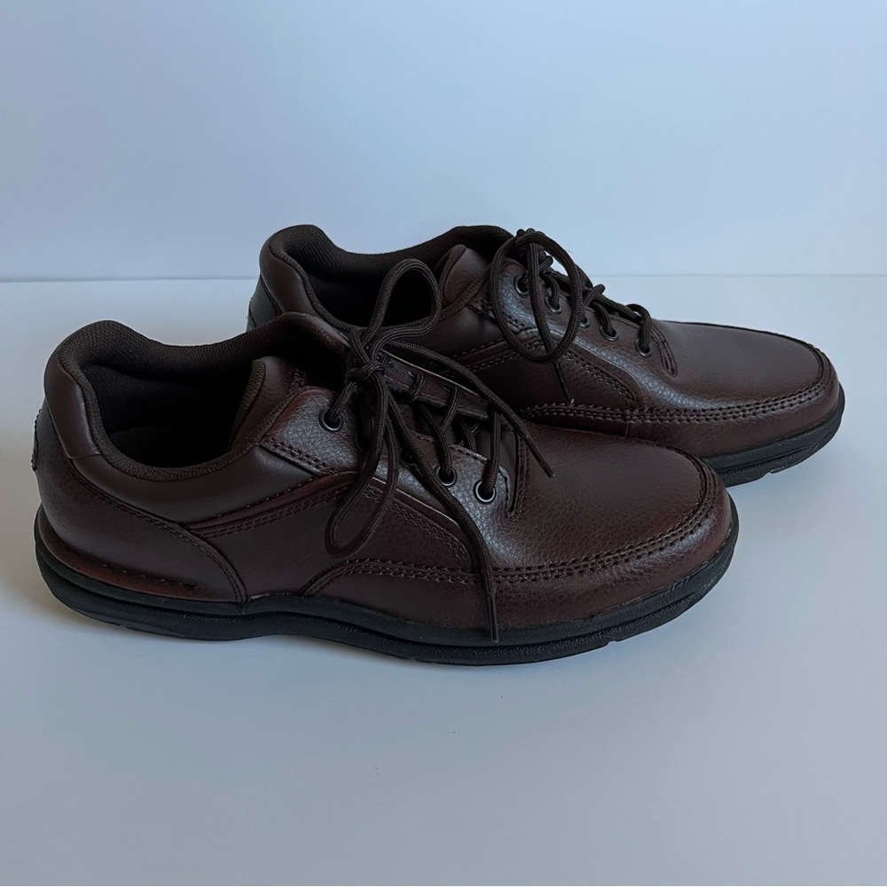 Rockport Men’s WT Classic 2 Brown Leather Upper Lace-Up Shoe